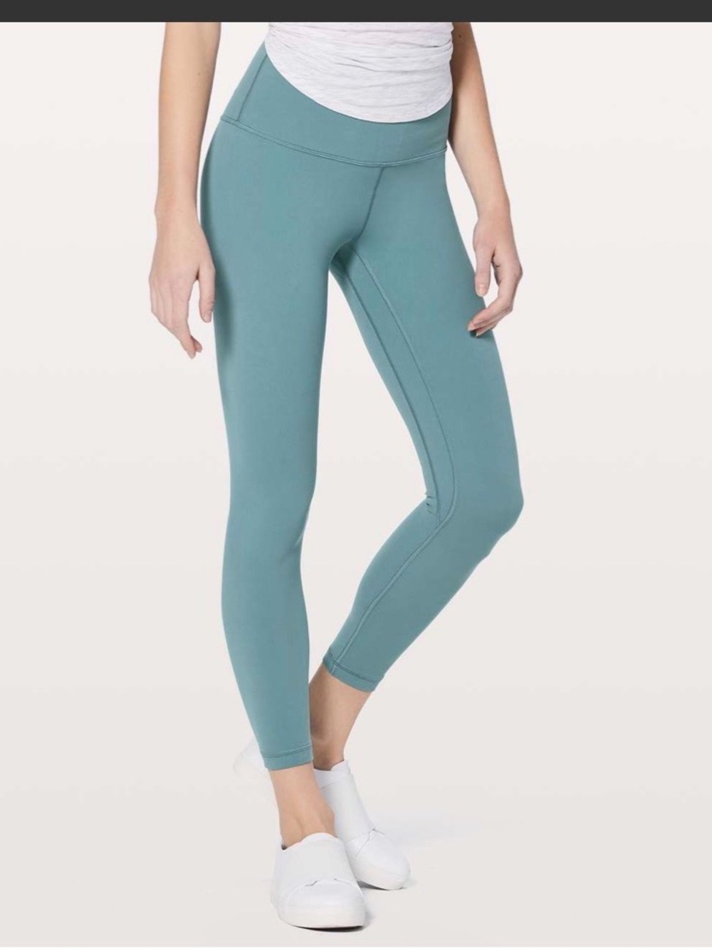 lululemon athletica Wunder Under High Rise Leggings 25” Size 4- in light teal